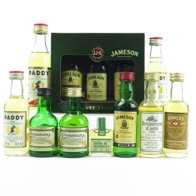 Irish Whiskey Miniature Collection x 12