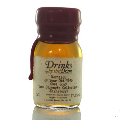 Mortlach 1990 Signatory Vintage 20 Year Old Cask Strength Miniature 3cl / Drinks by the Dram