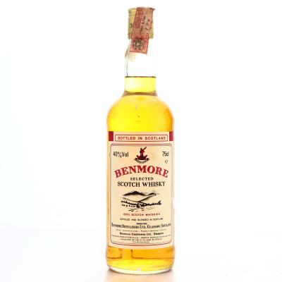 Benmore Scotch Whisky 1980s