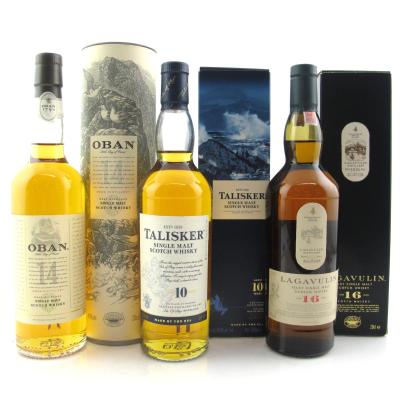 Classic Malts Collection 3 x 20cl / Lagavulin, Talisker, Oban