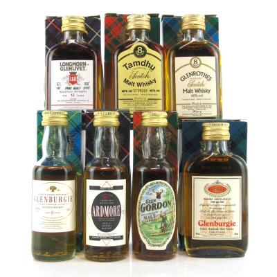 Highland & Speyside Gordon and MacPhail Miniatures x 7