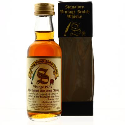 Macallan 1973 Signatory Vintage 20 Year Old Miniature 5cl