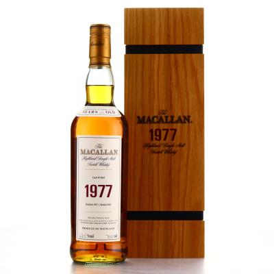 Macallan 1977 Fine and Rare 40 Year Old