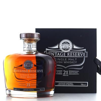 Teeling Whiskey 21 Year Old Vintage Reserve Silver Bottling Teeling Whiskey 21 Year Old Vintage Reserve Silver Bottling