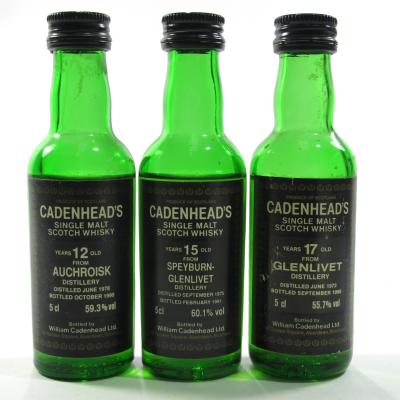 Speyside Cadenhead's Cask Strength Miniature Selection 3 x 5cl