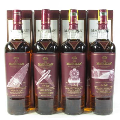 Macallan Whisky Makers Edition Classic Travel Range Nick Veasey Limited Edition 4 x 70cl