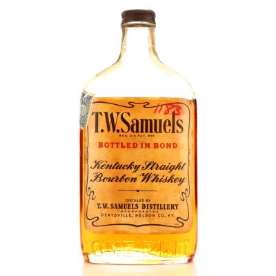 T.W. Samuels 1939 Bottled in Bond Kentucky Bourbon Pint