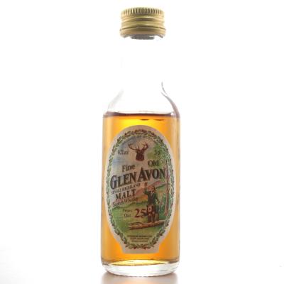 Glen Avon 25 Year Old Highland Single Malt 1980s Miniature 5cl