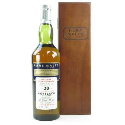 Mortlach 1978 Rare Malt 20 Year Old / Gall & Gall Wooden Box