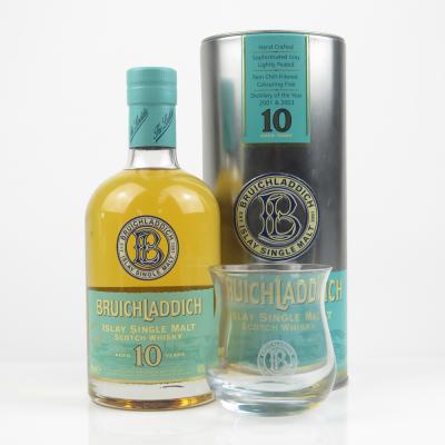 Bruichladdich 10 Year Old / Including Glass