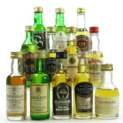 Single Malt Miniature 1980s Selection 12 x 5cl