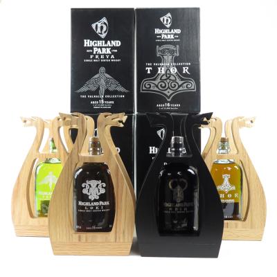Highland Park Valhalla Collection / Thor / Loki / Freya / Odin 4 x 70cl Highland Park Valhalla Collection / Thor / Loki / Freya / Odin 4 x 70cl