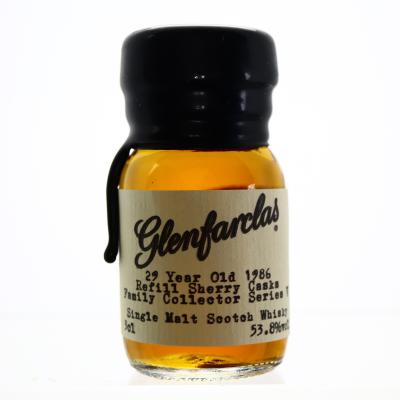 Glenfarclas 1986 Refill Sherry Butts Collector Series V Miniature 3cl