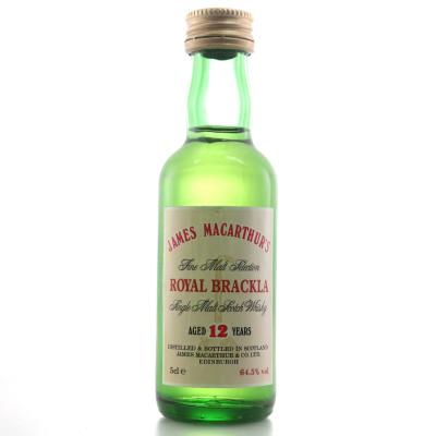 Royal Brackla 12 Year Old James MacArthur Miniature 5cl