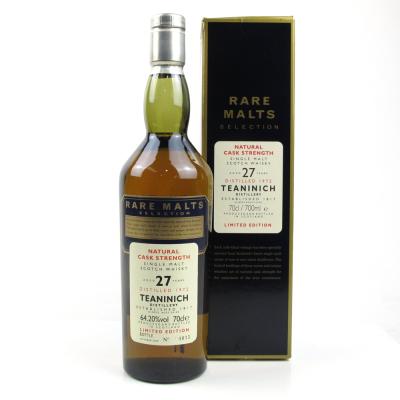 Teaninich 1972 Rare Malt 27 Year Old