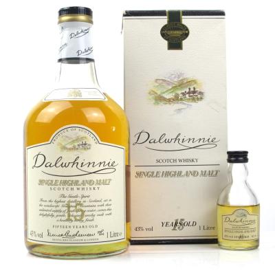 Dalwhinnie 15 Year Old 1 Litre / Including 5cl Miniature