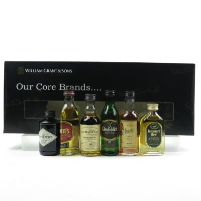 William Grant and Sons 'Our Core Brands' Gift Pack / 6 x 5cl