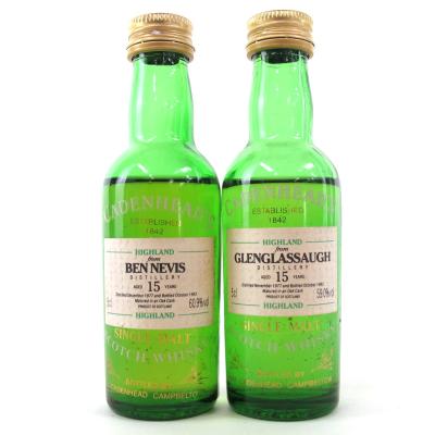 Highland 15 Year Old Cadenhead's Miniatures 2 x 5cl