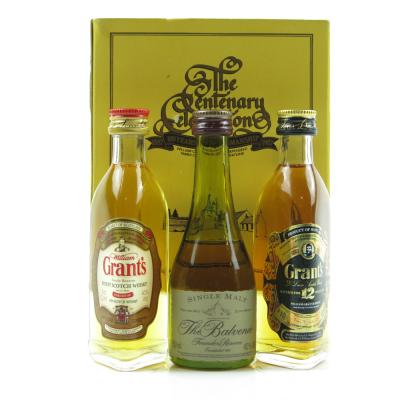 William Grant and Sons Centenary Celebration Gift Pack / 3 x 5cl