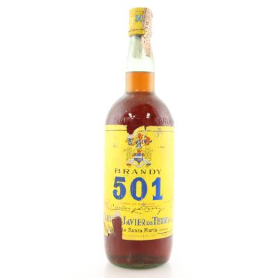 Image for Carlos Javier de Terry Brandy 501 1 Litre 1980s
