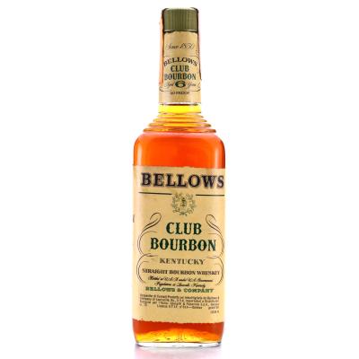 Bellows 6 Year Old Club Bourbon 1976