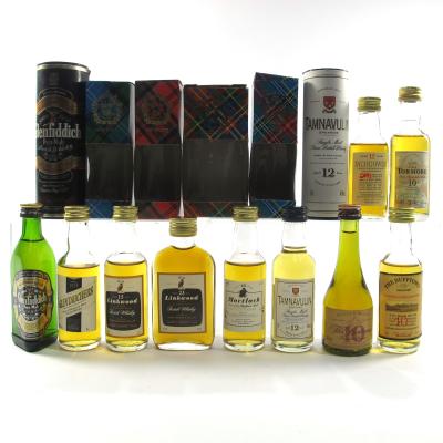 Speyside Miniature Selection 10 x 5cl / including Linkwood 25 Year Old