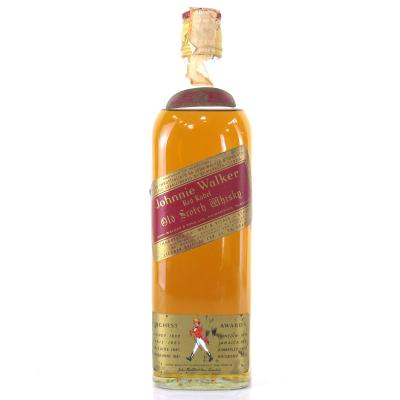 Johnnie Walker Red Label 1980s / Wax and Vitale Import