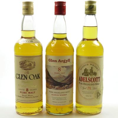 Miscellaneous Highland Malt 3 x 70cl