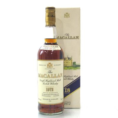 Macallan 1972 18 Year Old 