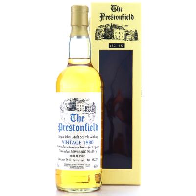 Bowmore 1980 The Prestonfield 24 Year Old