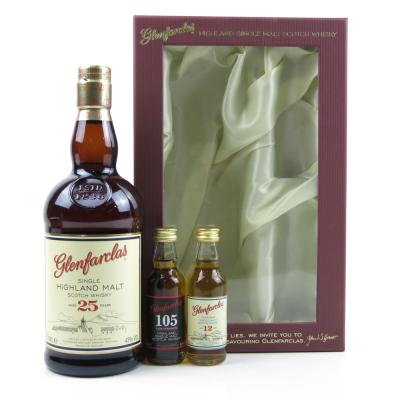 Glenfarclas 25 Year Old Gift Pack / Including 2 x 5cl
