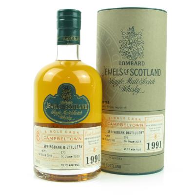 Springbank 1991 Jewels of Scotland 21 Year Old D and M in San Francisco Exclusive 75cl / US Import