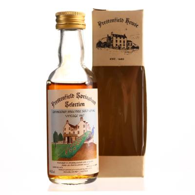 Springbank 1967 Prestonfield House 20 Year Old Miniature