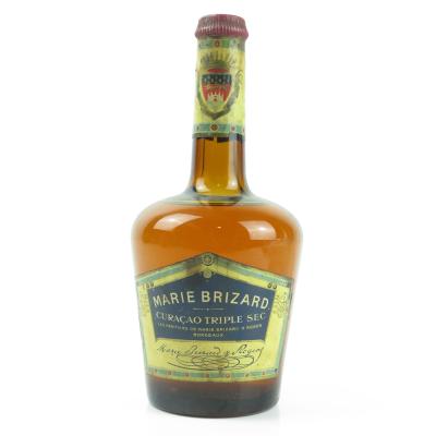 Marie Brizard Curaçao Triple Sec Liqueur 1960s