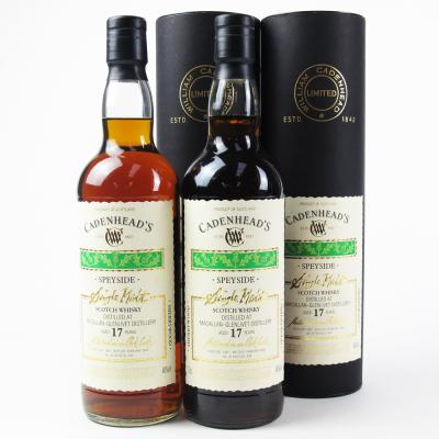 Macallan 1987 Cadenhead's 17 Year Old  2 x 70cl