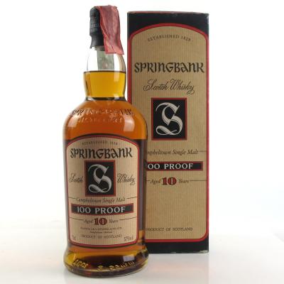 Springbank 10 Year Old 100 Proof 1990s