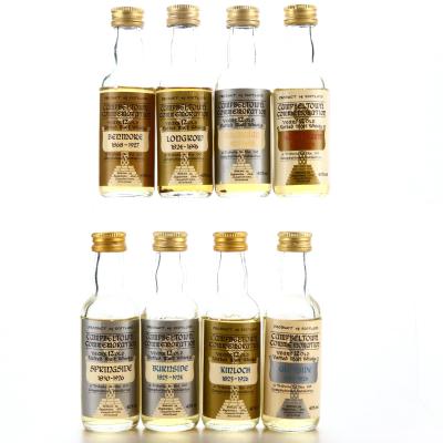 Campbeltown Commemoration 12 Year Old Miniatures x 8