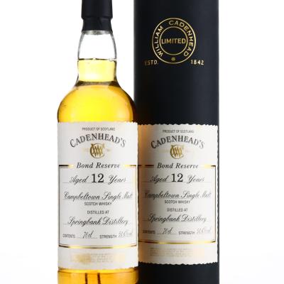 Springbank 12 Year Old Cadenhead's / Bond Reserve Springbank 12 Year Old Cadenhead's / Bond Reserve
