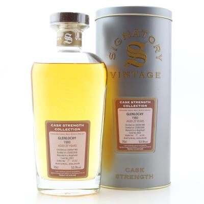 Glenlochy 1980 Signatory Vintage 27 Year Old Cask Strength Glenlochy 1980 Signatory Vintage 27 Year Old Cask Strength