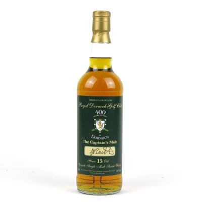 Royal Dornoch Golf Club 15 Year Old / 400 Years in Dornoch