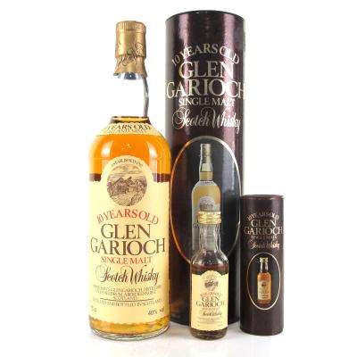 Glen Garioch 10 Year Old 1980s / includes Miniature