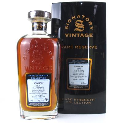 Bowmore 1970 Signatory Vintage 40 Year Old