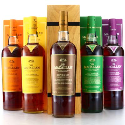 Macallan Edition No.1-5 x 5