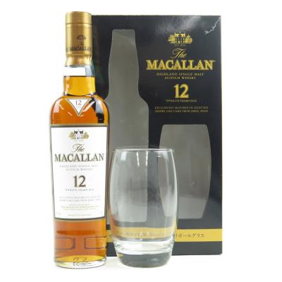 Macallan 12 Year Old 35cl Gift Pack / Including Glass