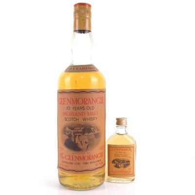 Glenmorangie 10 Year Old 1970s / Includes Miniature