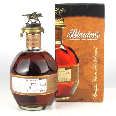 Blanton's Single Barrel Bourbon Dumped 2016 / Polish Import