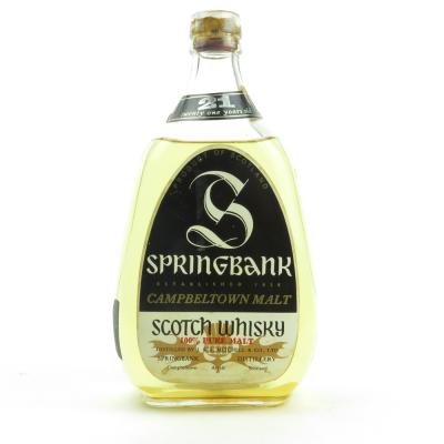 Image for Springbank 21 Year Old 1970s / No Seal