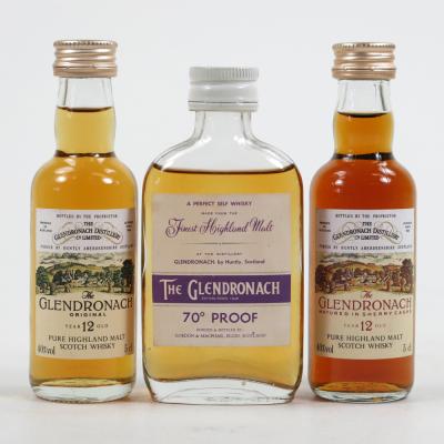 Miscellaneous Glendronach Selection 3 x 5cl