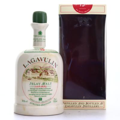 Lagavulin 15 Year Old Ceramic Decanter 1980s