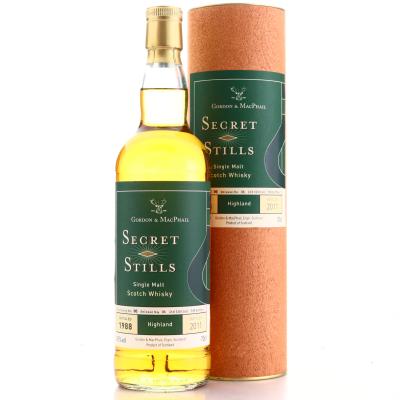 Glen Garioch 1988 Gordon and MacPhail / Secret Stills No:6